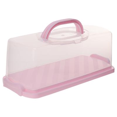Bakery Boxes Plastic Loaf Cakes Storage Container Bread Rectangular Keeper Pp Carrier
