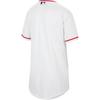Nike X MLB Kids Baseball Jersey Collaboration Soft Comfortable Breathable Casual Sports Short Sleeve Los Angeles Angels Kids Tops White HJ7859-100