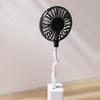 USB-betriebener Handventilator mit bürstenlosem Motor Starker Luftstrom Geräuscharm 360 Grad verstellbar Kabelloser Mini-Kühlventilator