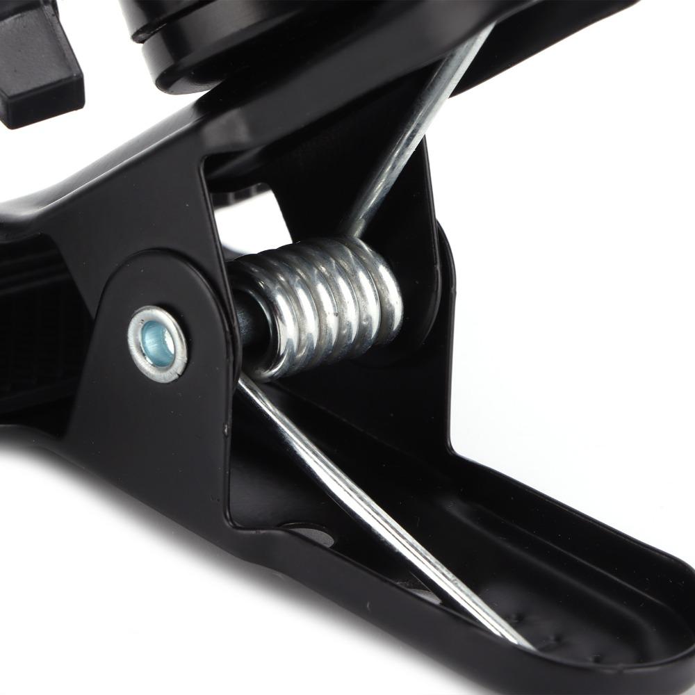 Black Guitar Phone Holder Clamp Design Clip Phone Holder Durable Phone Holder Mount  For Viewing