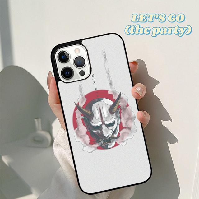 Autumu Hannya Demon Oni Phone Case Cover for iPhone 17 Air 16 16e 15 12 11 13 14 Pro Max Apple Plus Coque