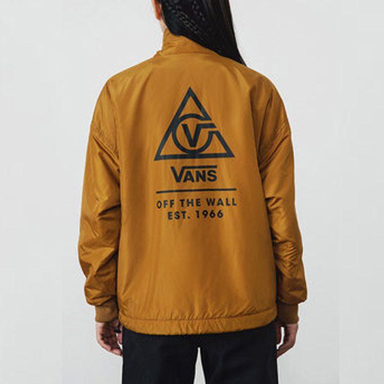 Vans Velvet Jackets Unisex Brown Stand Collar Thickened VN0A4UTM1M7
