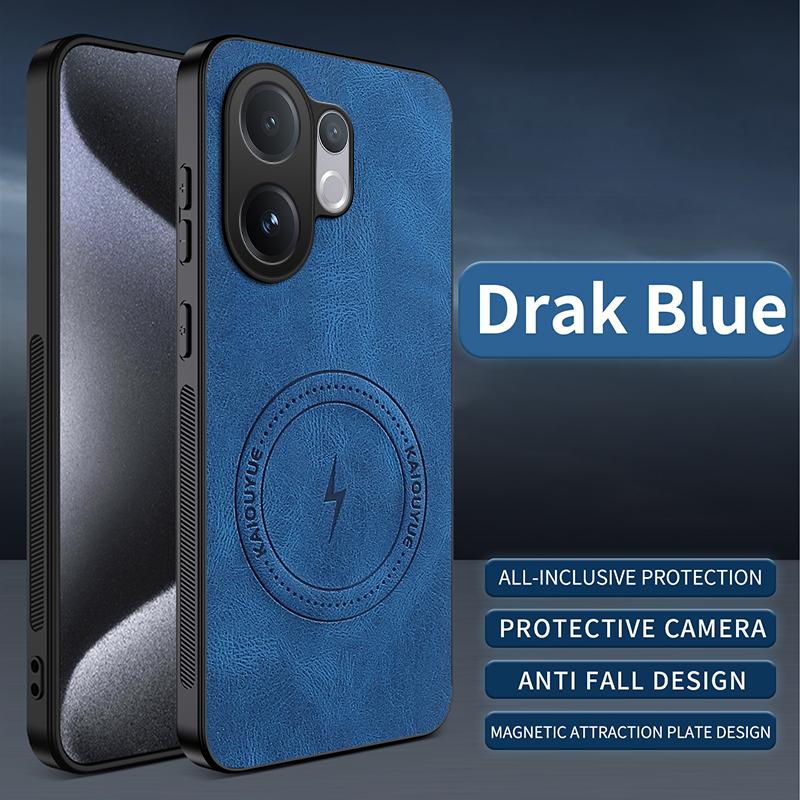 Case for VIVO V60 5G Luxury Sheep Skin Magnetic Magsafe Wireless Charging Matte Cover for VIVO V 60 Anti-drop Protection Bumper