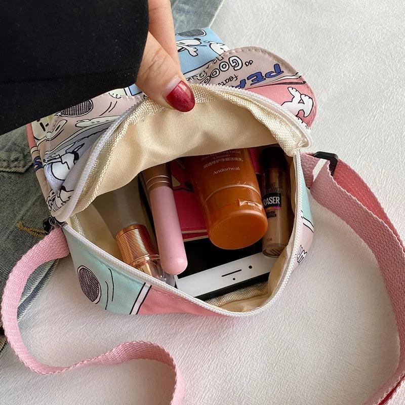 Cute Cartoon Dog Crossbody Bag For Women Mini Phone Purse With Coin Pouch Kawaii Shoulder Wallet