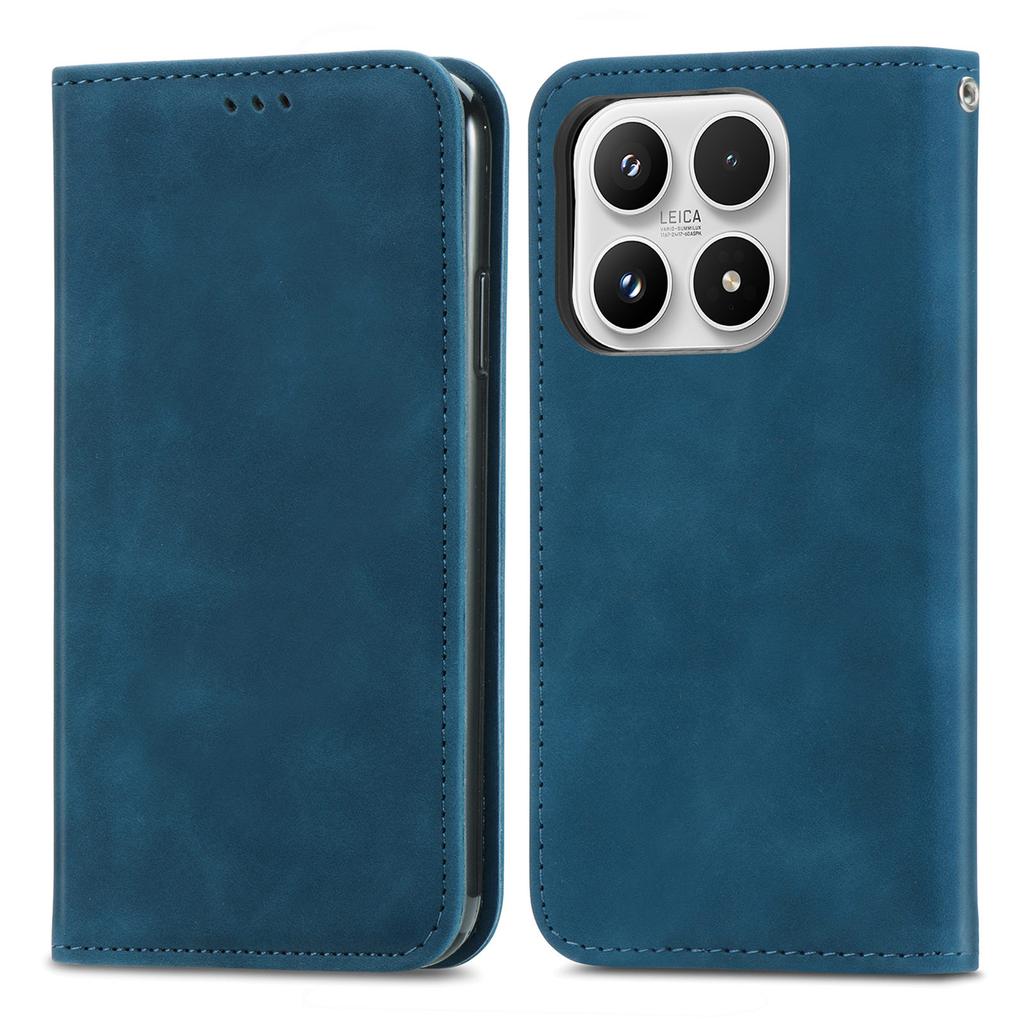 For Xiaomi 17 Leather Case with Card Holder Magnetic Absorption Phone Cover