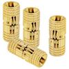 ABBP-40Pcs 10 Mm Brass Barrel Hinges,180 Degree Opening Angle Concealed Furniture Hinges