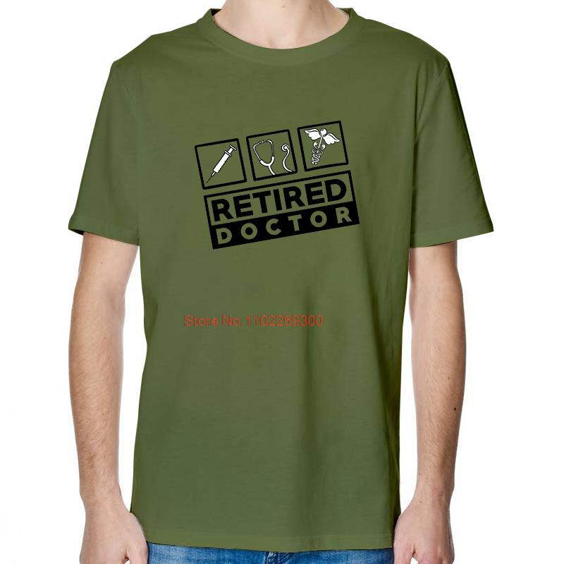 Retired Doctor Funny Birthday Gift TShirt Unisex Fashion Graphic T Shirts Cotton Streetwear Short Sleeve TShirt Print T Shirt