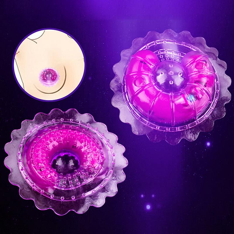 2Pcs Strong Stimulus Nipple Clamps Vibrators Sex Toys For Women Breast Adult Toy