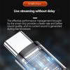 Otg Adapter Cable Data Charging Cord Type-c Audio Converter Cable For Microphone Live Sound Card 1.5