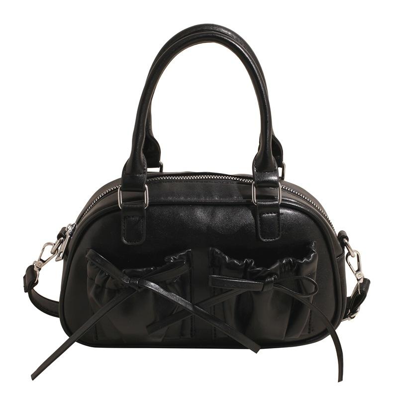New spring and summer bags, women's handbags, straps, bows, large-capacity shoulder messenger bags