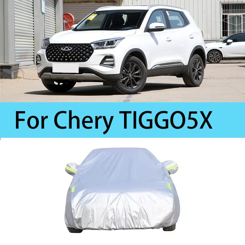 Car cover for CHERY OMODA,TIGGO 7,8,9,3X,5X Dust proof car cover, car dust, rain, snow, waterproof tape, reflective strip