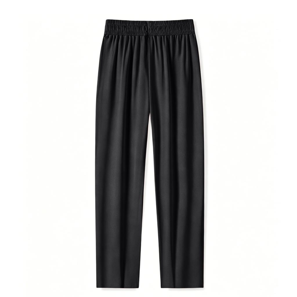 Pantalones de Entrenamiento y Running Elásticos de Seda de Secado Rápido para Mujer - Leggings Deportivos Ligeros con Dobladillo Plano para Verano