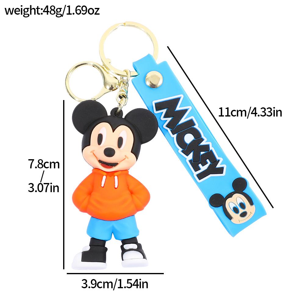 Mickey and Minnie series cute cartoon keychains, various styles of handsome keychains, durable keychains, inspired