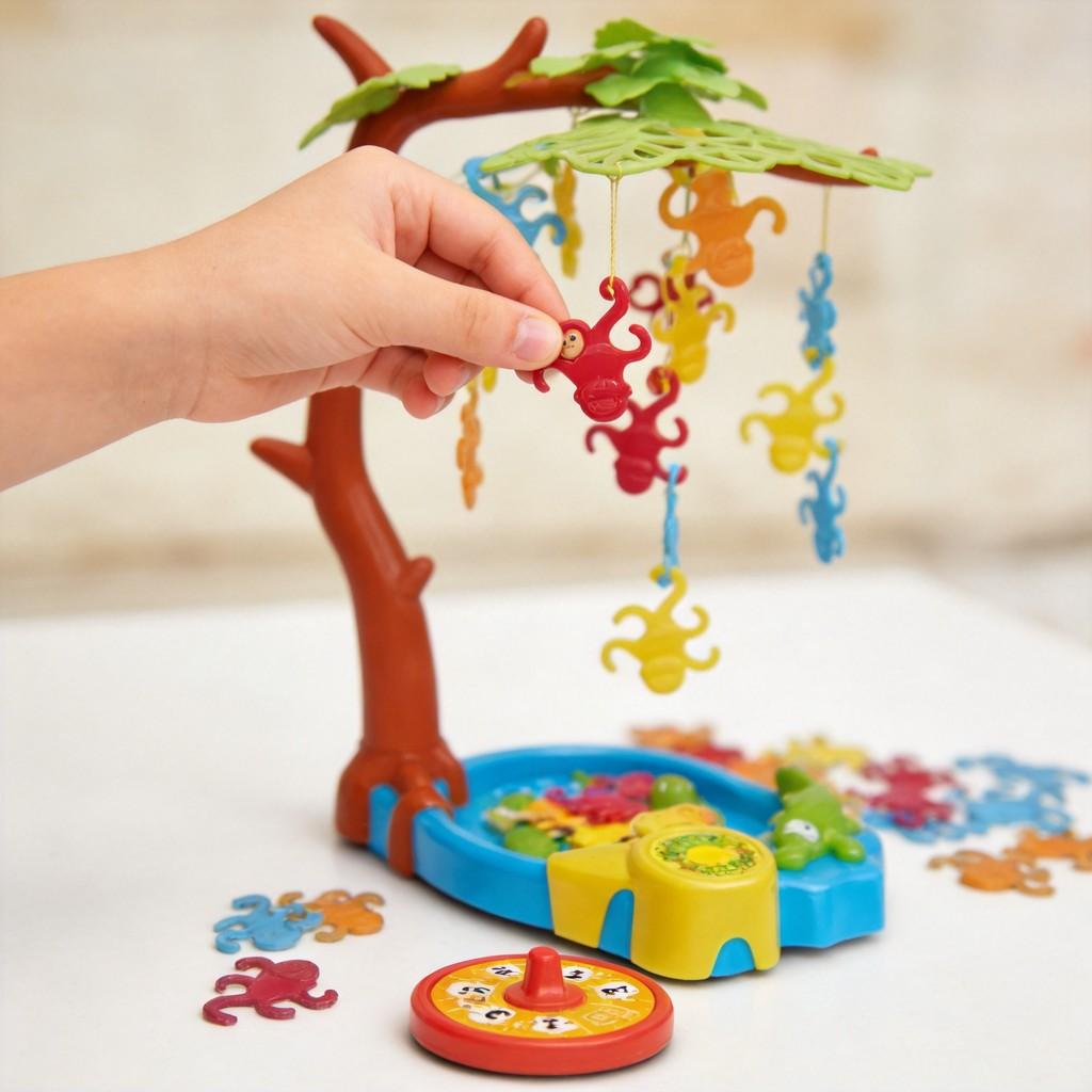 Kids Balance Monkey Swing Interactive Tabletop Puzzle Toy For Visual And Cognitive Development