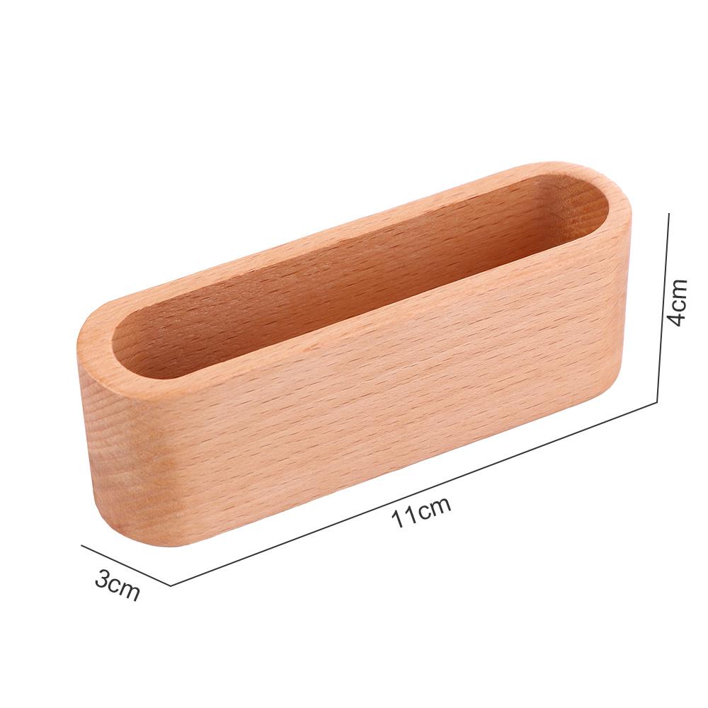 Supplies Desktop Storage Wooden Business Card Holders Cards Stander Cards Holder Card Organizer