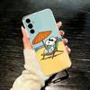 O-l Snoopy   Phone Case For SamsungA10,12,20,21S,30,31,40,50,51,52,70,71 Transparent Cover