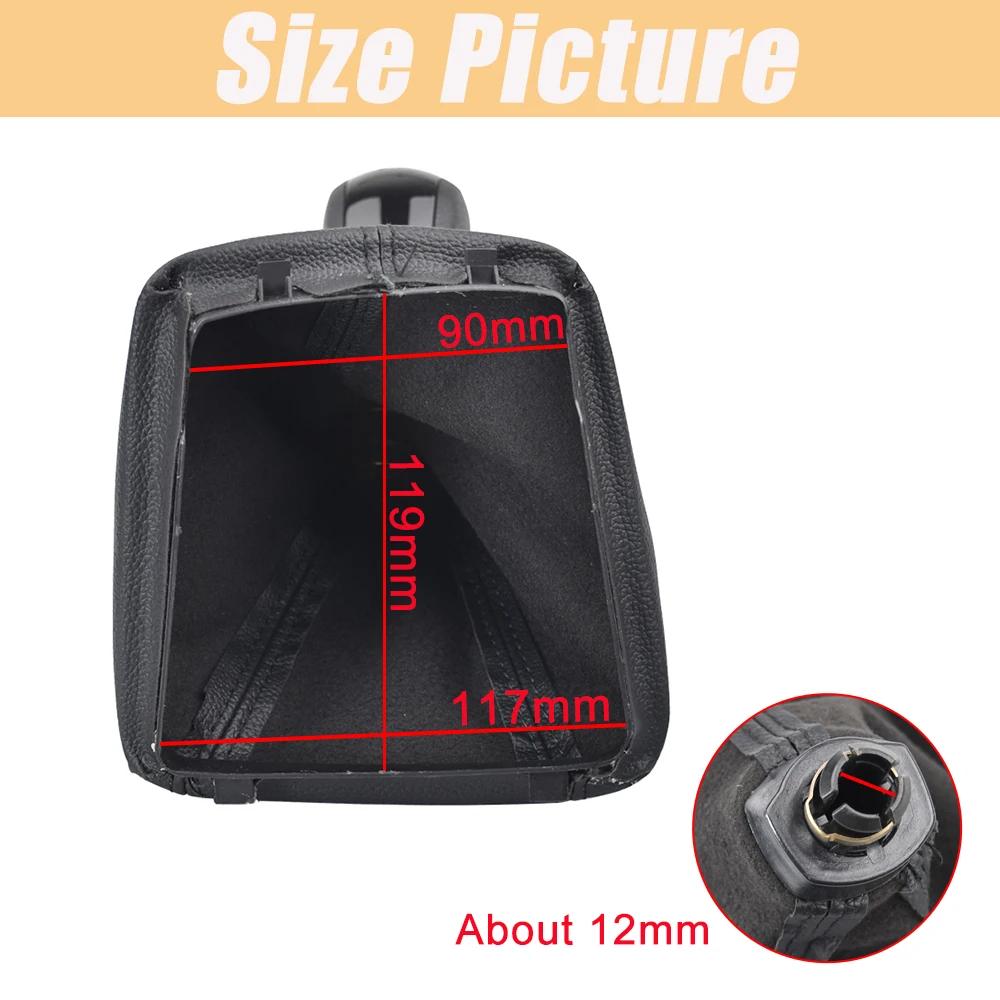 Manual Gear Shift Knob Lever Gaiter PU Leather Boot Cover Case For Skoda Octavia 2004-2012 Brand New Look