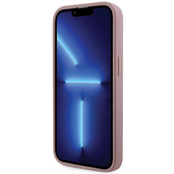 Guess Guhcp14Lhdgtpp Iphone 14 Pro 6.1 Różowy/Pink Hardcase Rhinestone Triangle