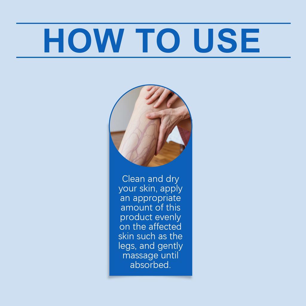 Vein Cream, Massage Legs Leg Pain Varicose Veins Cream