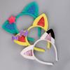 Halloween Cat Ear Hair Hoop Cute Live Broadcast Hair Holder Festival Headwear
