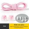 Elastic Round Lock Shoe Laces No Tie Shoelace Children's Sneakers Shoelaces Without Ties Kids Adult Laces for Shoes Shoestrings