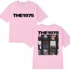 Hot Sale New Rock Band The 1975 Double Sided Print T Shirts Men Women Vintage Tops Unisex Oversized Cotton Short Sleeve Tshirt