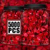 5000/100Pcs Pétalas de Rosa Falsas Artificiais Coloridas Simulação Pétala de Rosa de Seda Para Festa de Casamento Dia dos Namorados Decoração Romântica