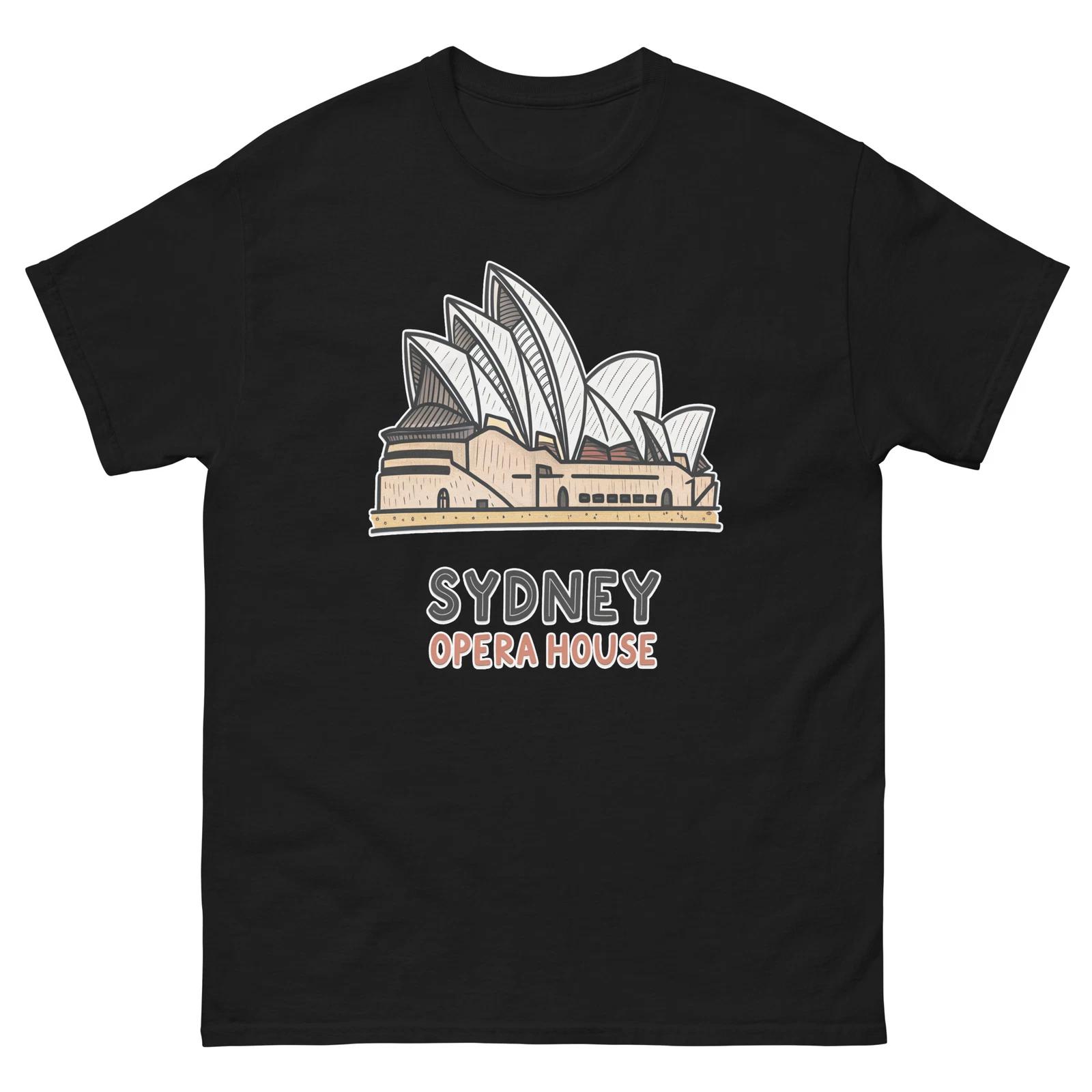 Sydney Opera House Attraction Landmark Travel T-Shirt L