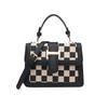 Retro Checkerboard Diagonal Span Bag Women'S Classic Multi-Functional Small Bag Pu Leather Shoulder Bag Women