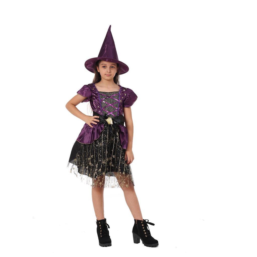 Little Witch Halloween Costume Set - Performance Outfit