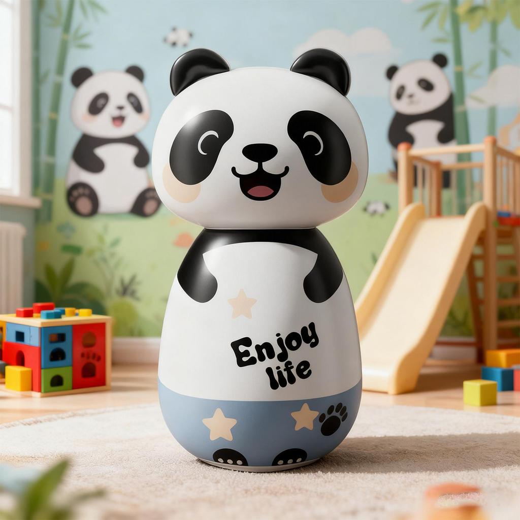 Boxing Bag For Kids 25.5 Inch Animal Shape Karate Equipment Standing Blow Up Punching Bag For Game Gym Kicking Karate Indoor