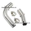 R1 Motorcycle Exhaust Pipe Modification, Stainless Steel Mid-Section, Non-Destructive, Compatible with 2009-2014 Models