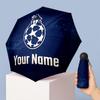 FC Porto Manual Five Fold 8 Rib Umbrella Support Custom Text, Lightweight Travel Umbrella