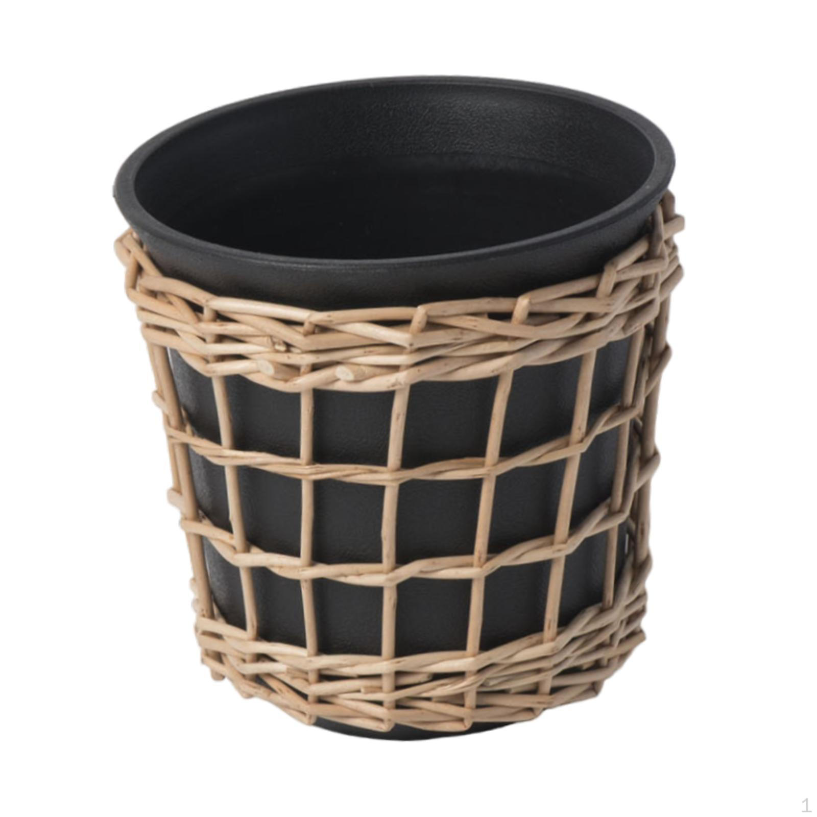 

Горшок для растений ручной работы с дренажем для офиса и домашнего декора 11.5cmx11.5cm