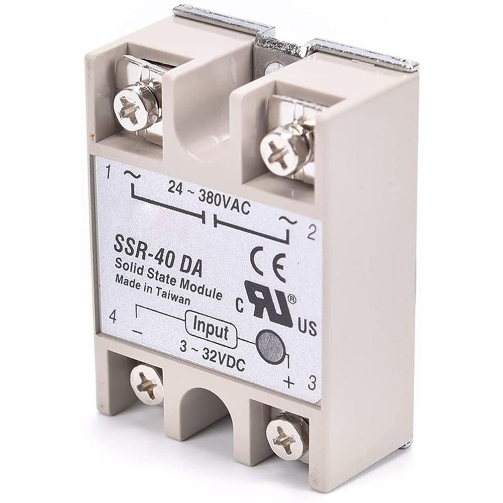 

1 шт. Модуль твердотільного реле SSR-25DA/SSR-40DA 40A 3-32V DC до 24-380V AC SSR-40DA