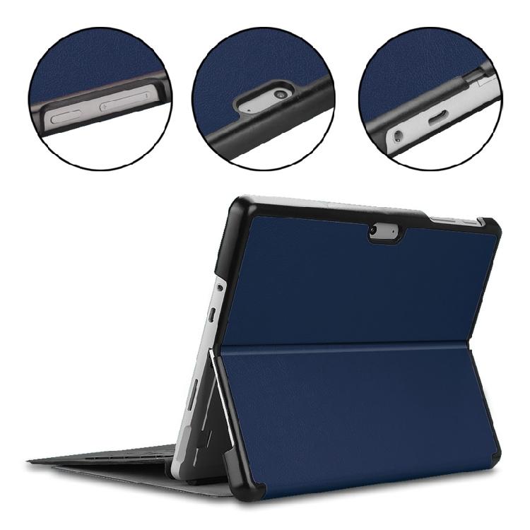 for MicrosoftSurfaceGo 2 Case,PU Leather Folio 2-Folding Stand Cover for Cas