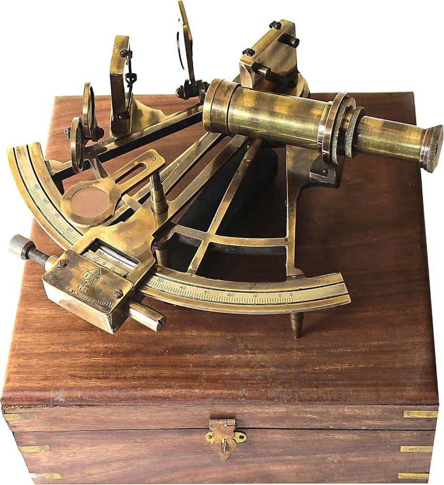 

8 Латунний Морський Морський Антикварний Навігаційний Астролябія Інструмент Секстант M аеро