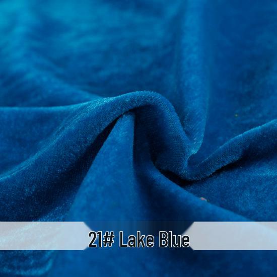 Gold Velvet Dense Fabric for Stage Curtains and Tablecloths