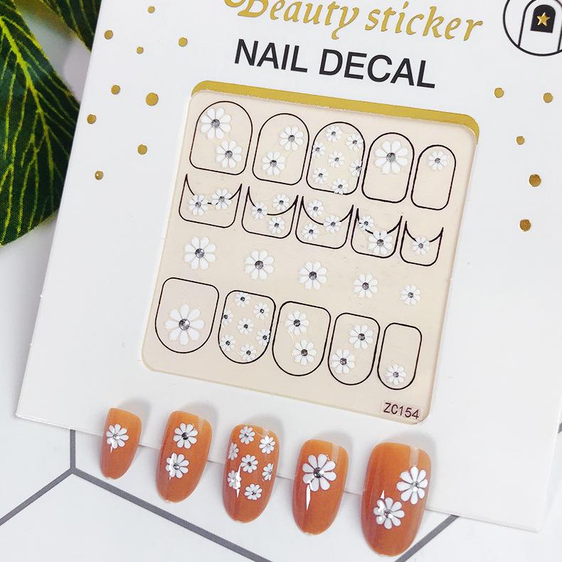 Adesivi di Bellezza Nuovi Ornamenti per Nail Art Natalizi Pupazzo di Neve Regalo di Natale Adesivi per Nail Art Adesivi 3D per Unghie