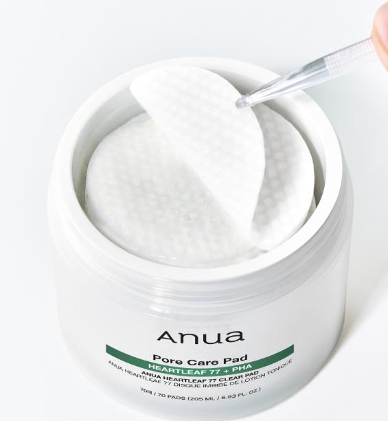 Anua Heartleaf 77 Clear Pad 70 Dischetti