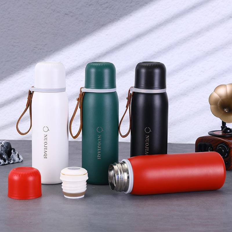 New Stainless Steel Bullet Thermos Cup Double-layer Vacuum Sling Sports Cup Outdoor Portable Cup