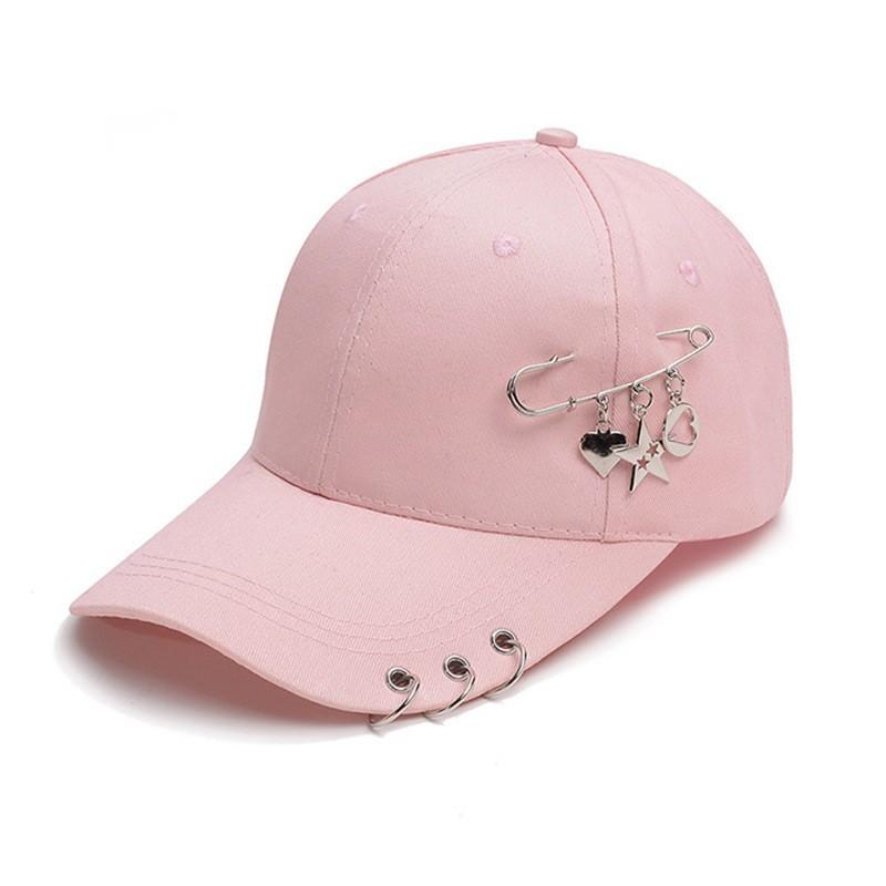 New Fashion Unisex Star Iron Ring Baseball Caps Spring and Autumn Outdoor Adjustable Casual Hats Sunscreen Hat