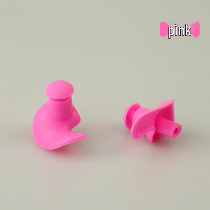 Waterproof Spiral Silicone Earplugs for Swimming and Noise Reduction