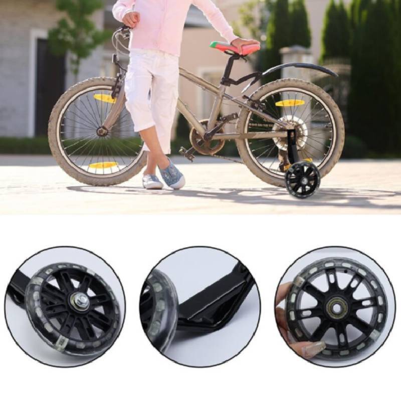 Childrens Bicycle Training Wheels With Steel Support For 12inch Kids Bikes