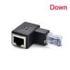 90 Degree 270 Degree Up Down Left Right Multi-Angle Rj45 Male To Female Lan