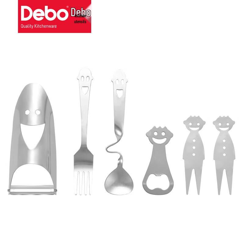 Debo Billund Smiling Face 6-Piece Tableware Set