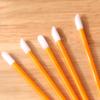 50 Disposable Lip Brush Wands - Mini Lipstick & Gloss Makeup Tools