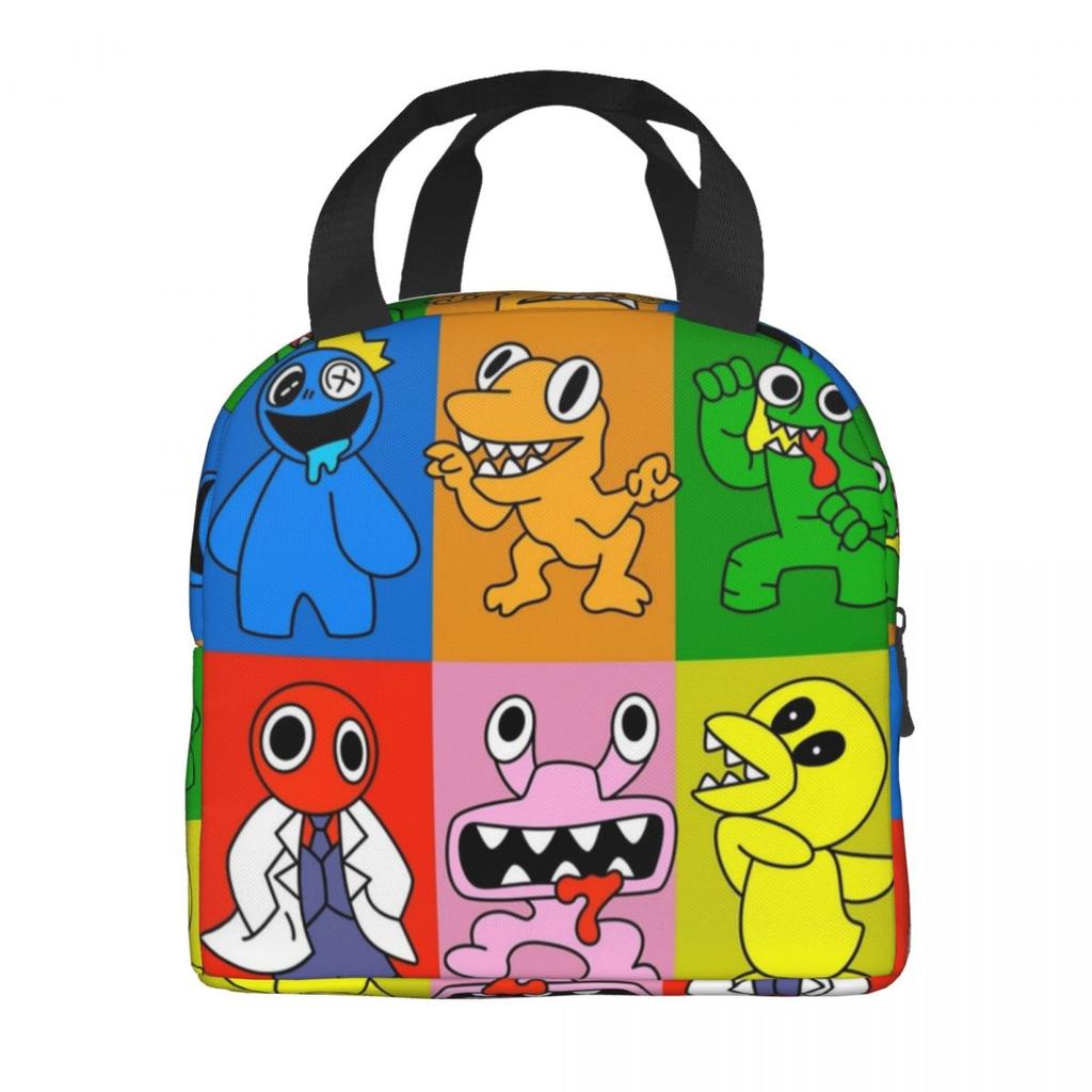 R-Rainbowed Friend Accessories Insulated Lunch Bag For School Office Food Container Portable Thermal Cooler Lunch Box