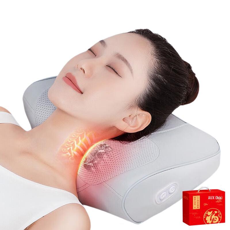 Aux Multifunctional Heating Massage Pillow CN Plug (adapter Included)
