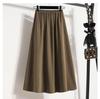 Plus Size Hohe Taille A-Linie Regenschirmrock mit Taschen - Frühjahr 2026 Trend